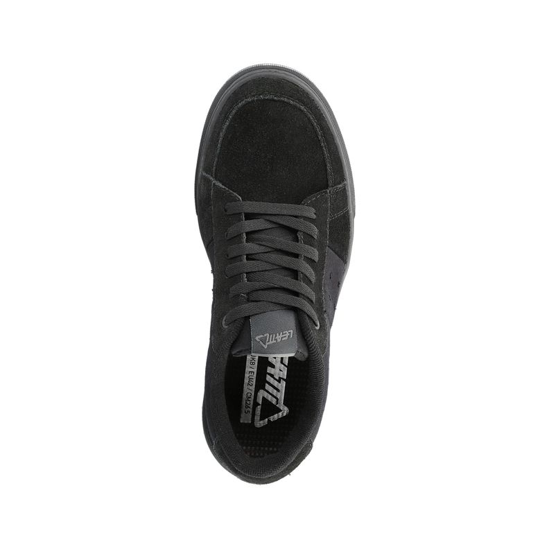 Zapatilla Leatt 1.0 Plataforma Ciclismo Casual Urbano Negro-6