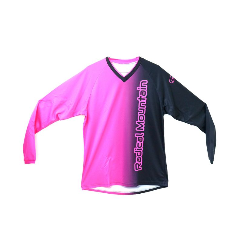 Jersey MTB Mujer Violeta Negro S Radical Mountain-0