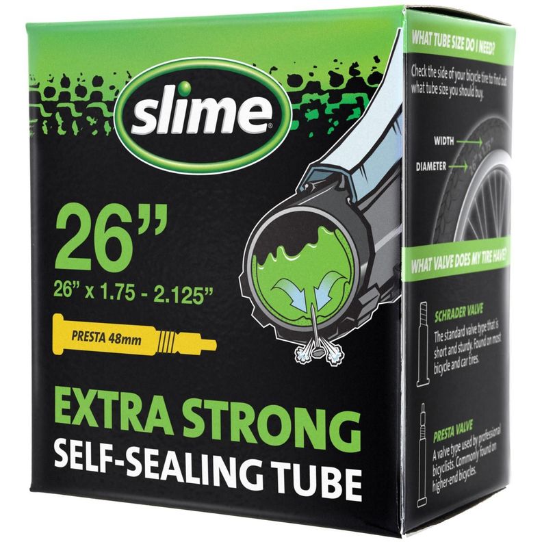 Cámara Slime Con Líquido 26x1.75-2.125" F/V Presta 48mm-0