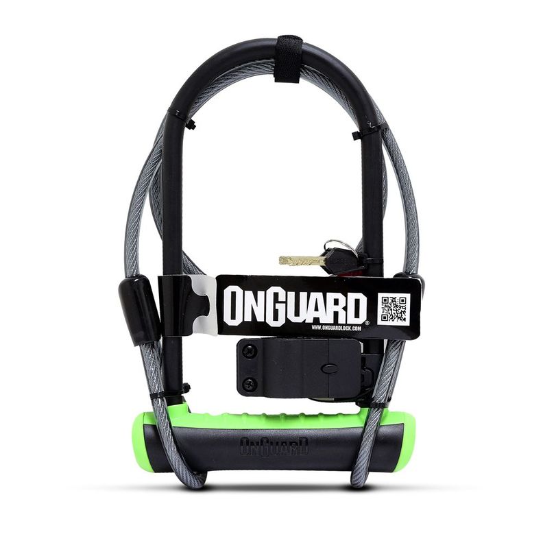 Candado U-Lock Neon Series DT Verde On Guard-0