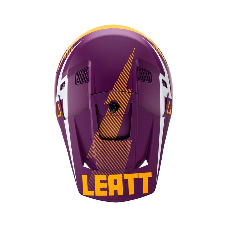 Kit Leatt Casco Con Antiparra Moto 3.5 V23 Indigo M-3