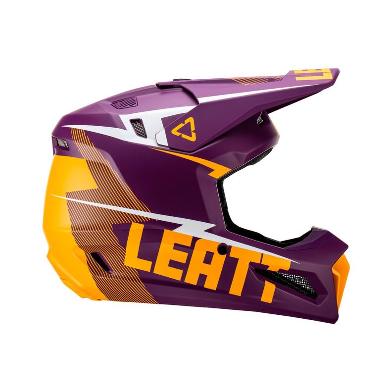 Kit Leatt Casco Con Antiparra Moto 3.5 V23 Indigo M-6