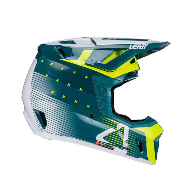 Kit Leatt Casco Con Antiparra Moto 7.5 V24 Acid Fuel M-6