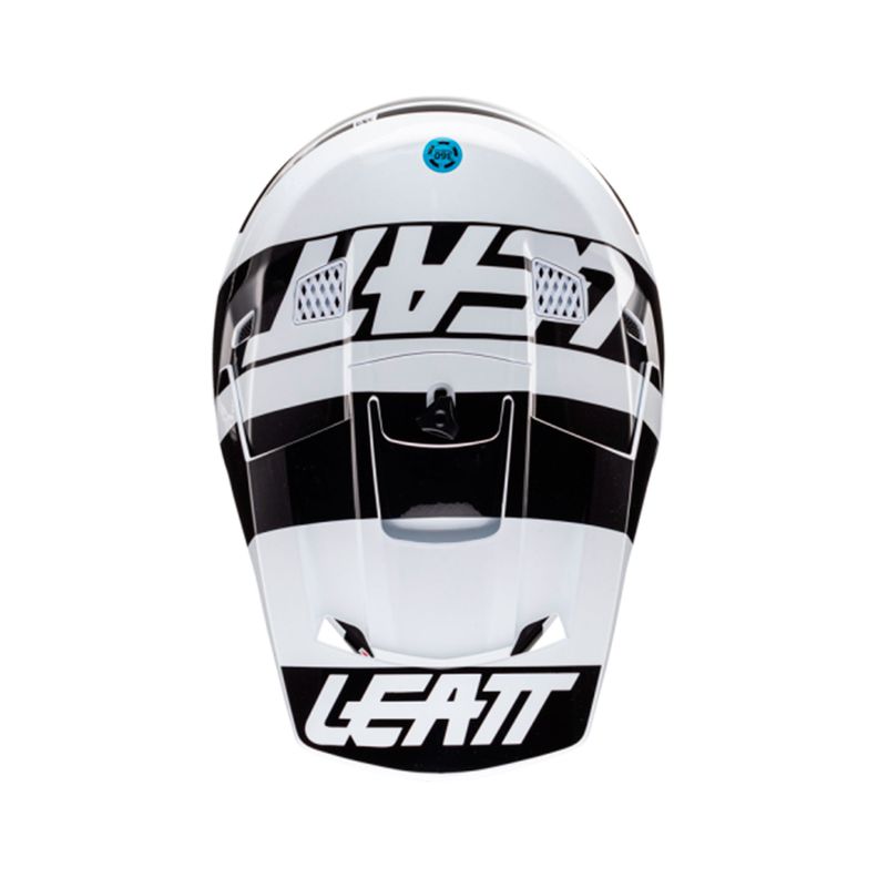 Casco Leatt Moto 3.5 Infantil V24 Blanco Negro M 51-52cm-1