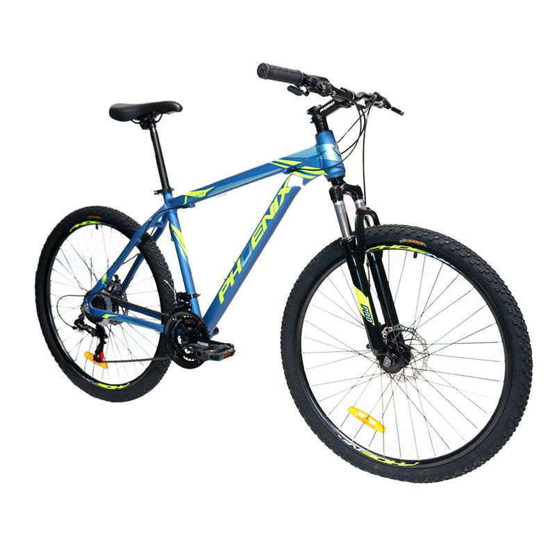 Bicicleta Phoenix MTB Aro 27.5" 21 Velocidades Freno Disco Azul-1