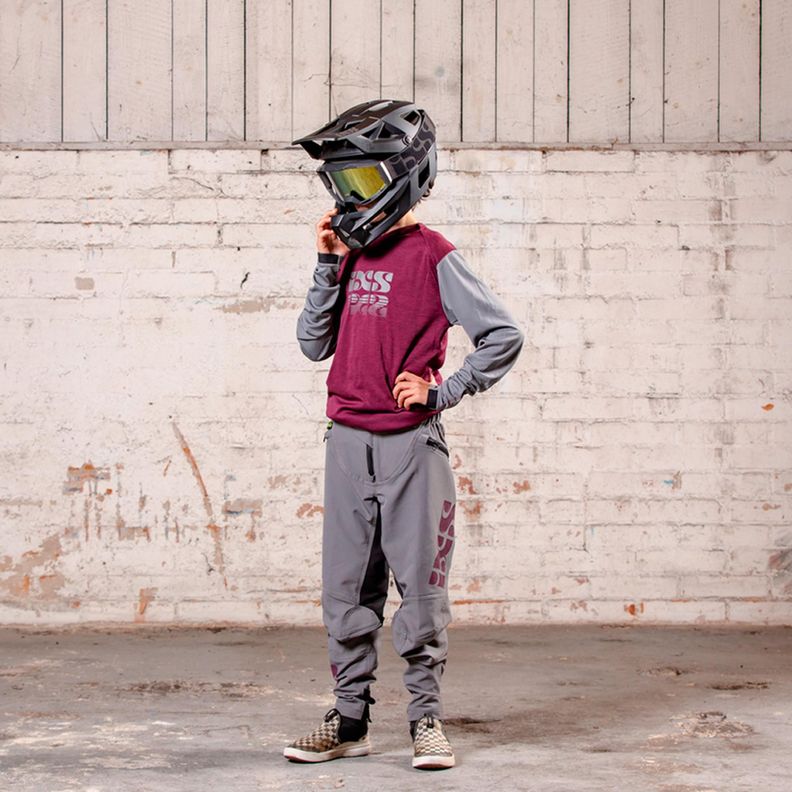 Jersey Kids Trigger X L/S Raisin-Graphite KS IXS-2