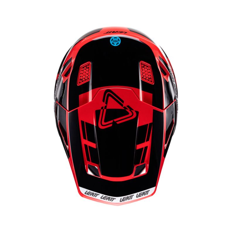Kit Leatt Casco Con Antiparra Moto 7.5 V24 Rojo S-3
