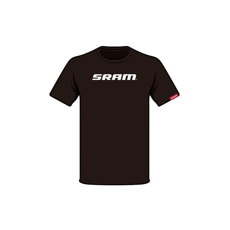 Polera SRAM Manga Corta Classic Negro-0