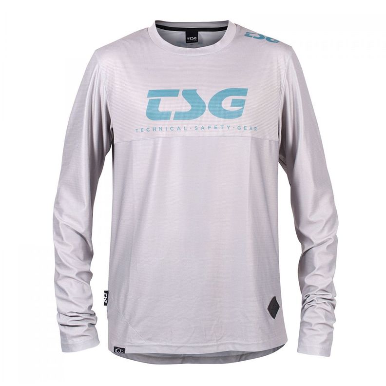 Jersey TSG Manga Larga MF2 Gris Azul-0