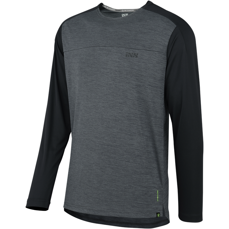 Jersey Kids Flow X L/S Graphite-black KM IXS-0
