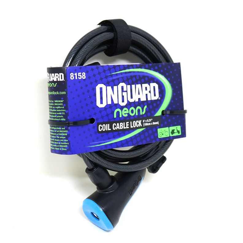 Candado OnGuard Llave Espiral NS Coil 180cmX8mm-0