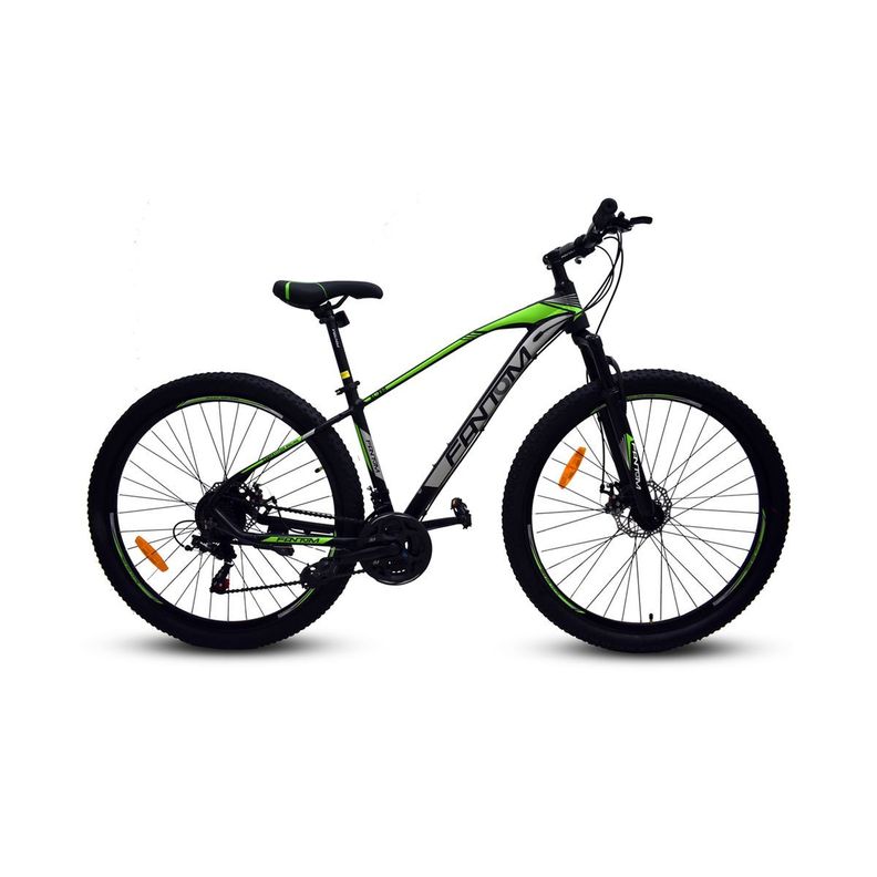 Bicicleta Fantom 27.5 Aluminio Disco Negro Verde-0