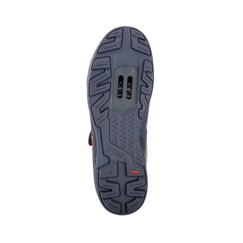Zapatilla Leatt 6.0 Fijación Ciclismo Deportivo Trail Gris Claro-5