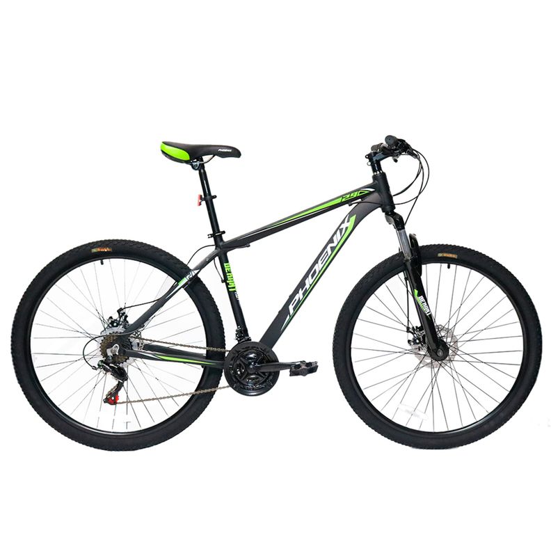 Bicicleta Phoenix MTB Aro 29" 21 Velocidades Freno Disco Negro-0