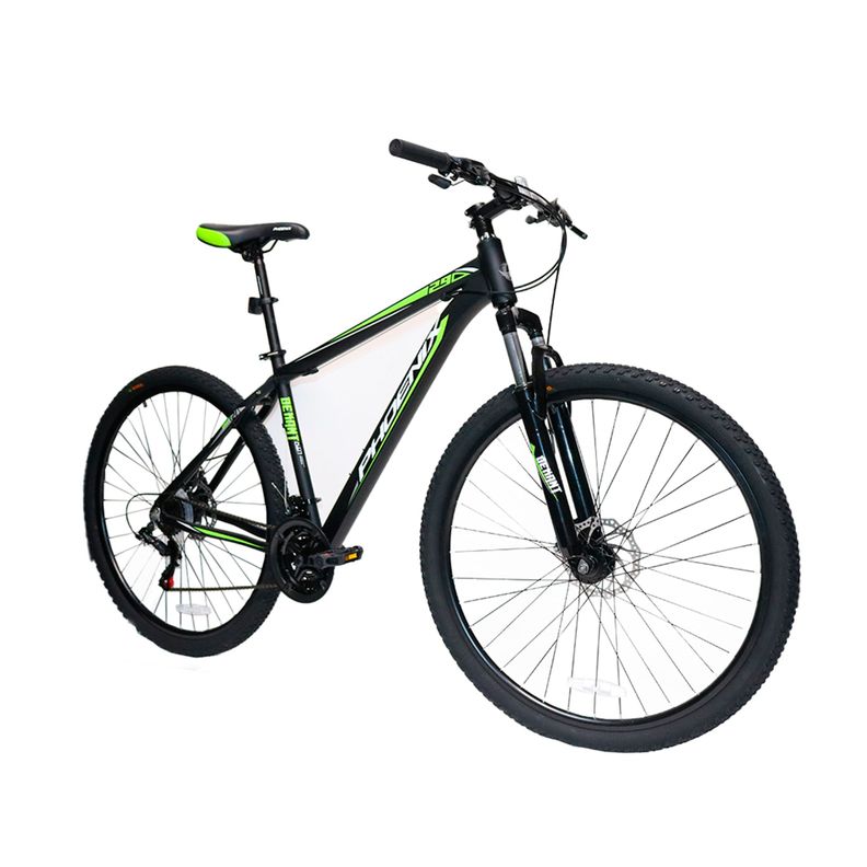 Bicicleta Phoenix MTB Aro 29" 21 Velocidades Freno Disco Negro-1