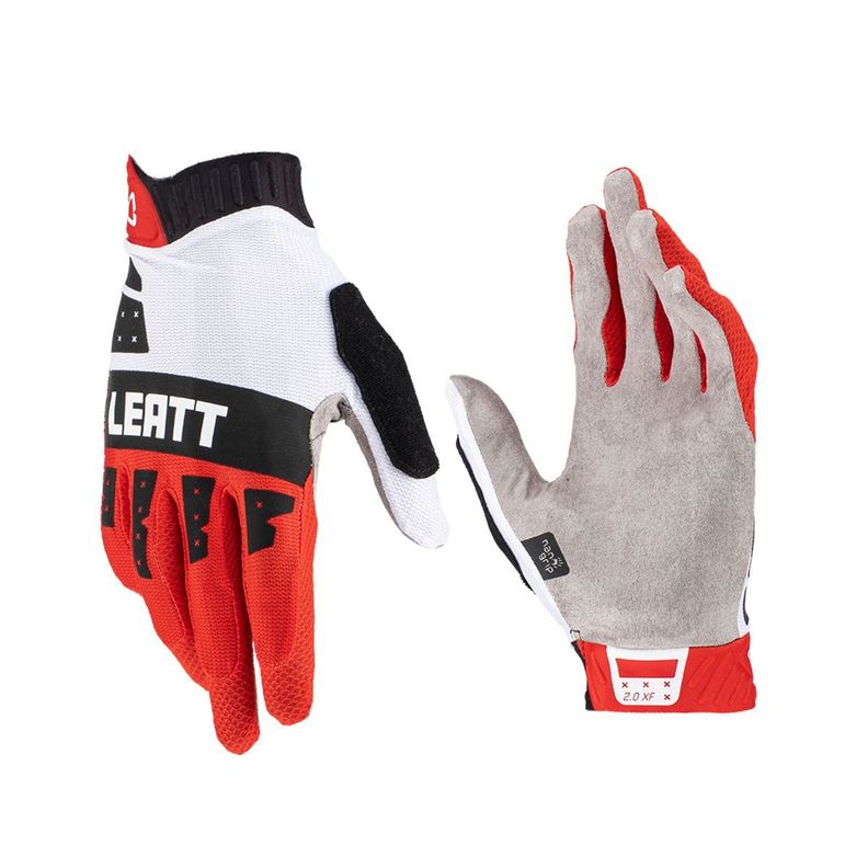 Guantes Leatt Bicicleta y Moto 2.0 X-Flow Fire S 7EU 8US-0