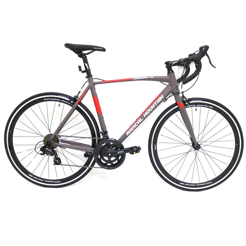 Bicicleta Radical Mountain 700C Ruta Leggera 1 Gris/Rojo SM-0