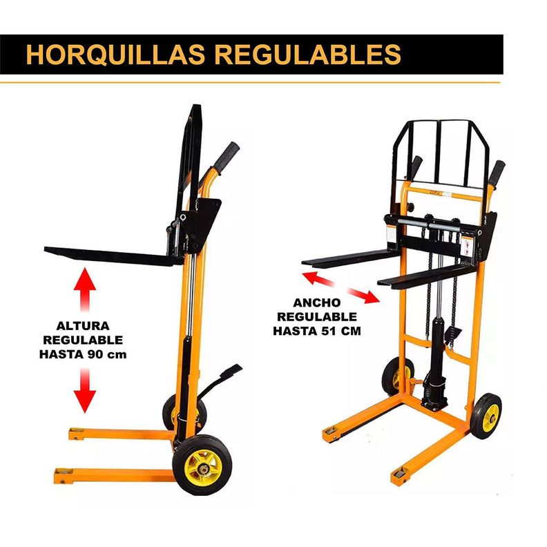 Yegua O Apilador Hidráulico Manual 200 Kg, Elevación 90 Cms-1