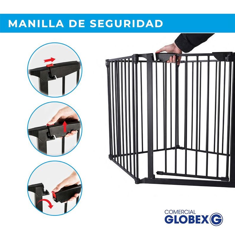 Reja De Seguridad Estufa Para Niños Y Bebés-5