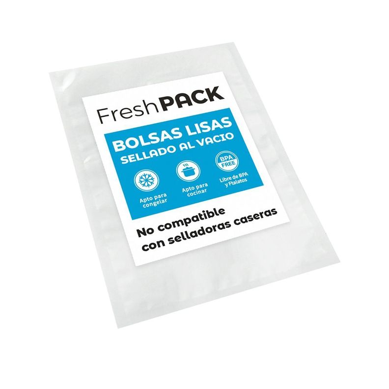 100 Bolsas Sellado Al Vacio Lisas 20x30 Cm De 70 Micras-0