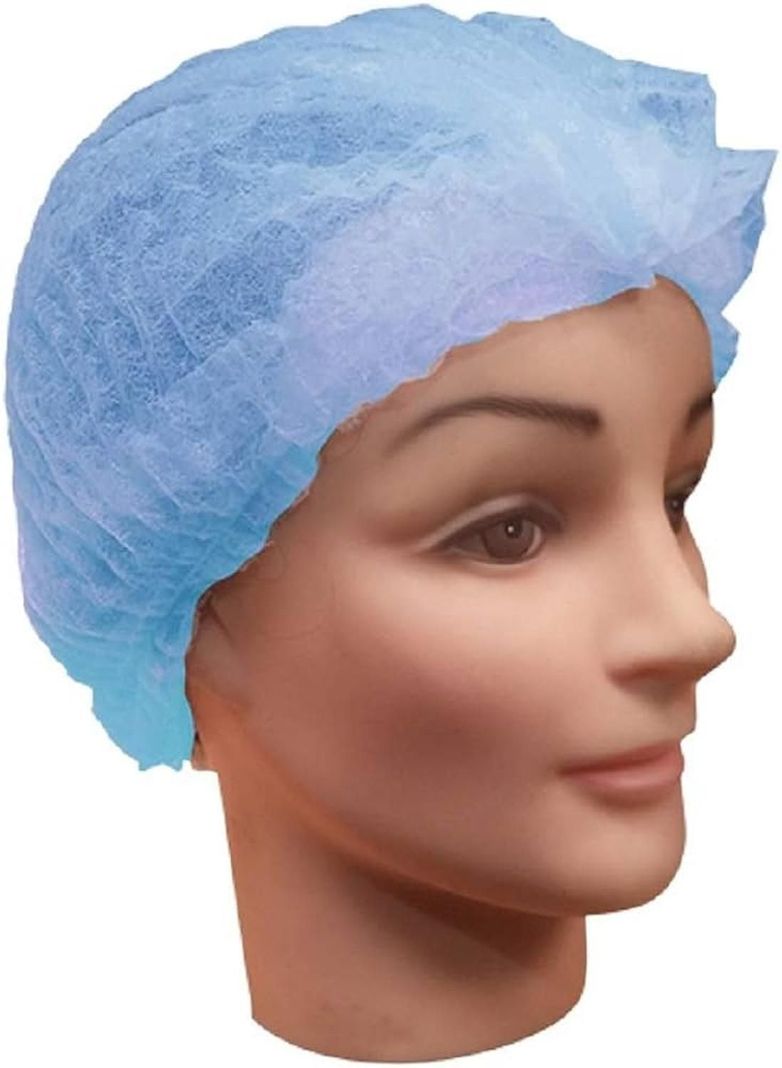 Gorro Clip Cofia Color Azul 100unidades-electromedicina-1