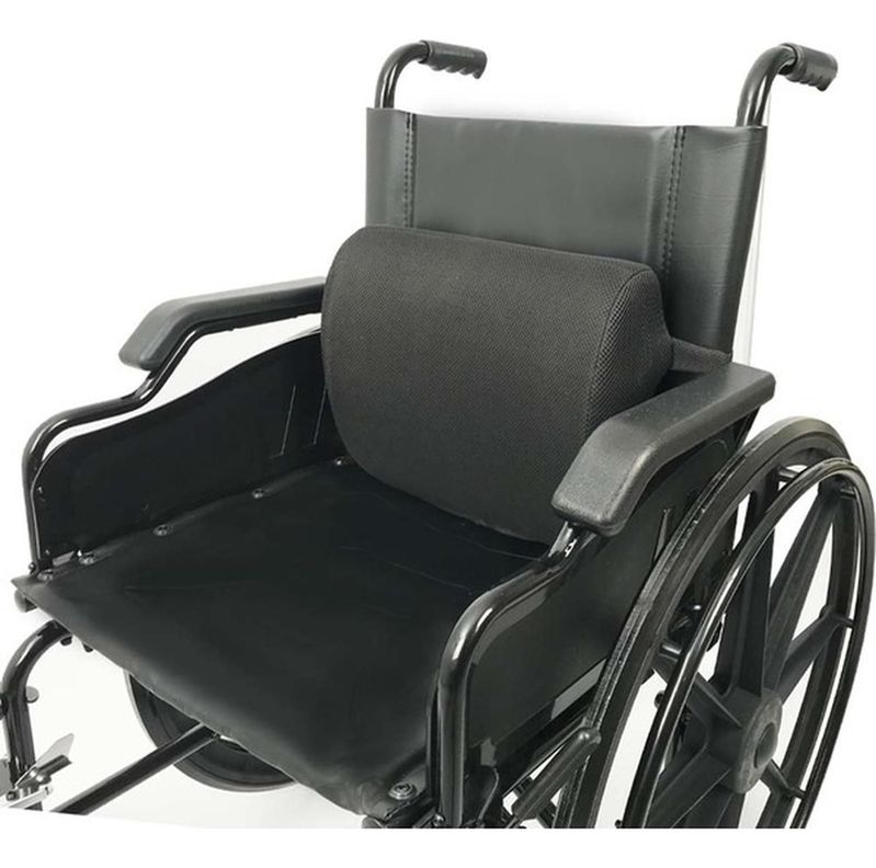 Cojin Lumbar Viscoelástico Color Negro -electromedicina-4