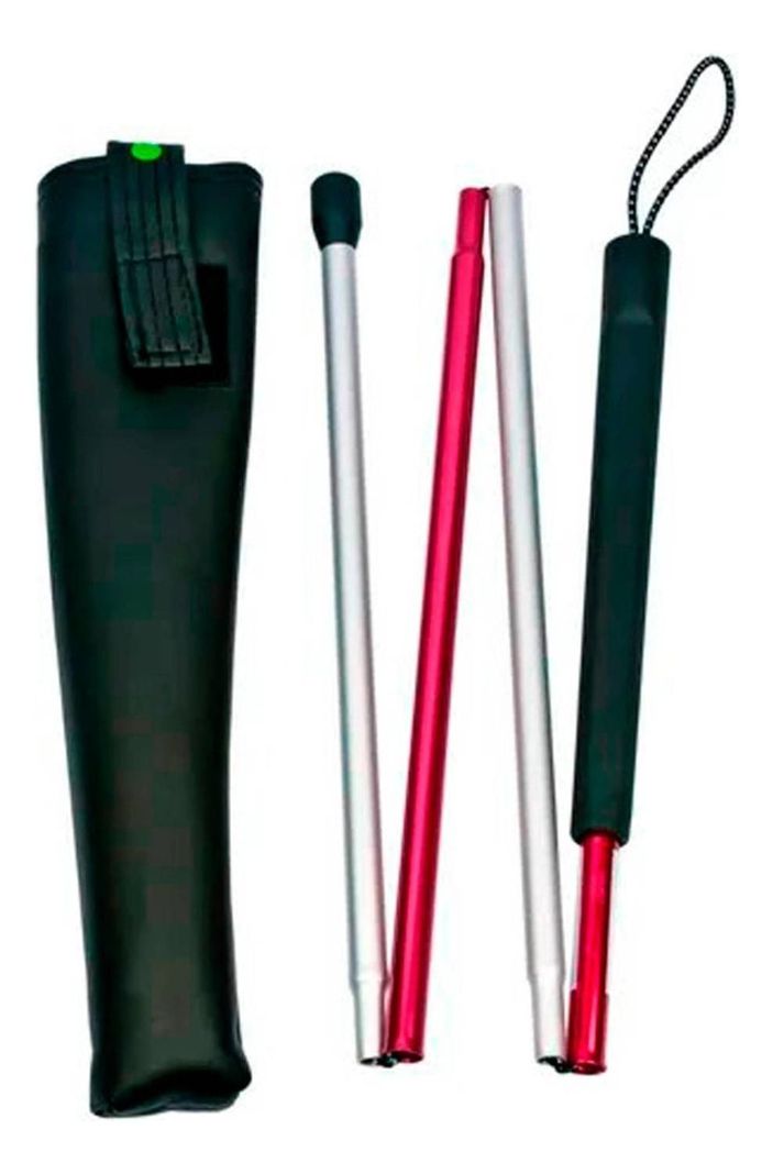 Bastón Plegable Para Ciegos Invidentes- Visibilidad Reducida-2