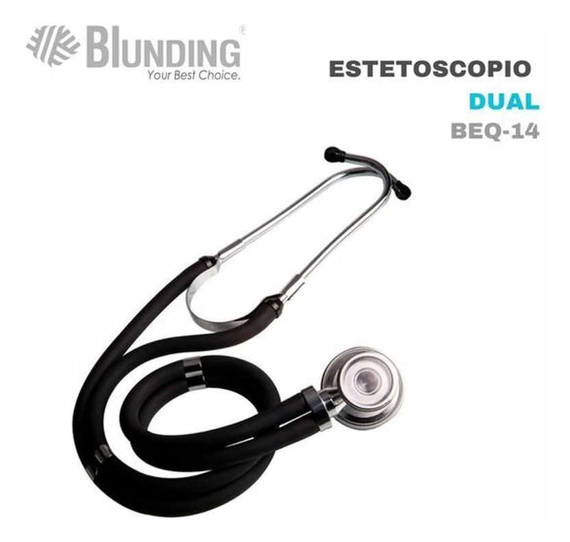 Estetoscopio Dual - Color Negro- Electromedicina-1