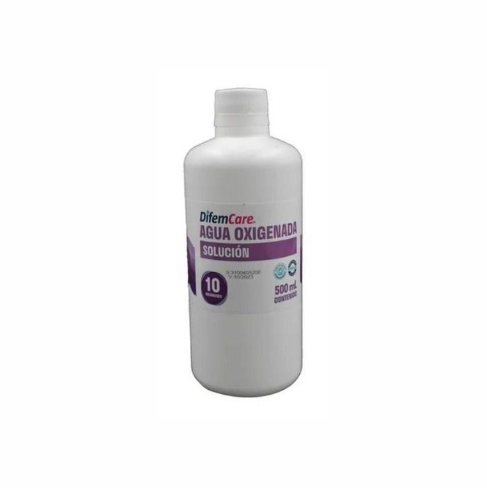 Agua Oxigenada 10vol. Difemcare 500ml -electromedicina-1
