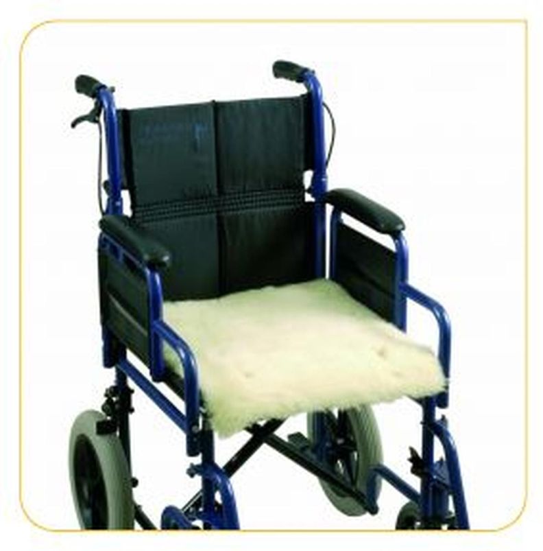 Protector Para Asiento Silla De Ruedas 100% Lana-1