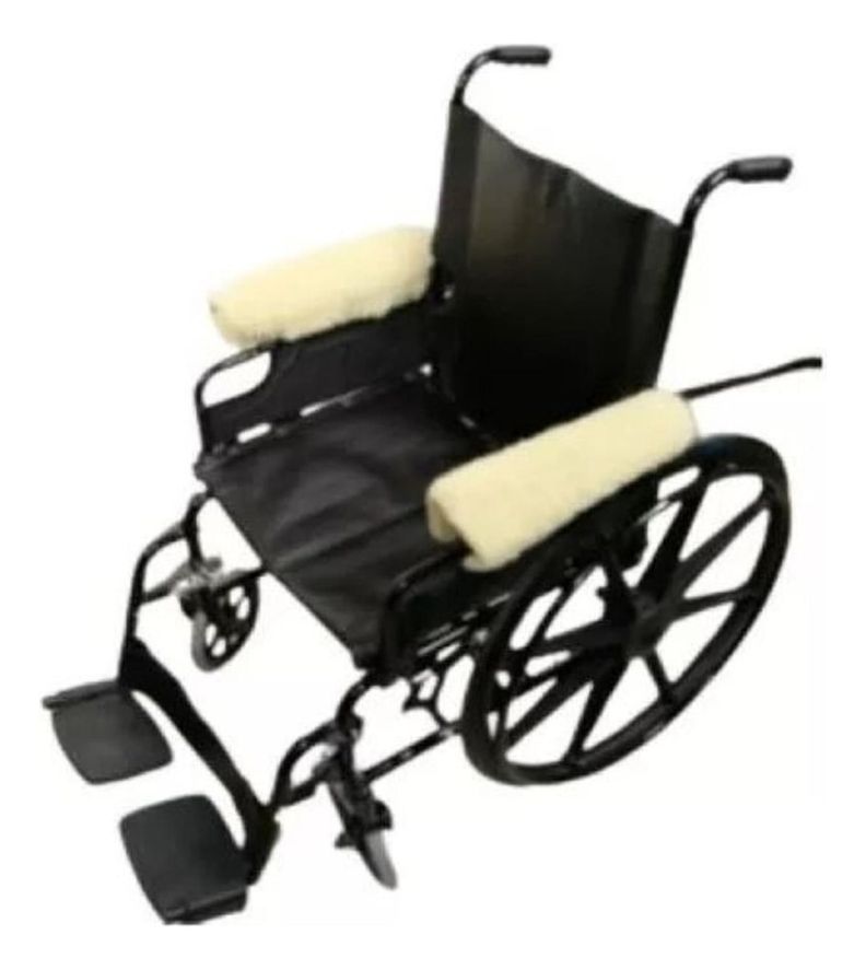 Protector De Brazos Para Silla De Ruedas 100%lana-0