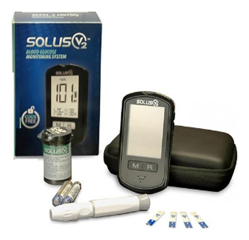 Glucómetro Solus V2- Electromedicina-2