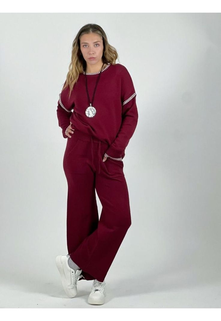 Conjunto de Lana con Bordes Lineales-1