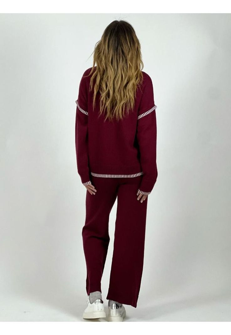 Conjunto de Lana con Bordes Lineales-2