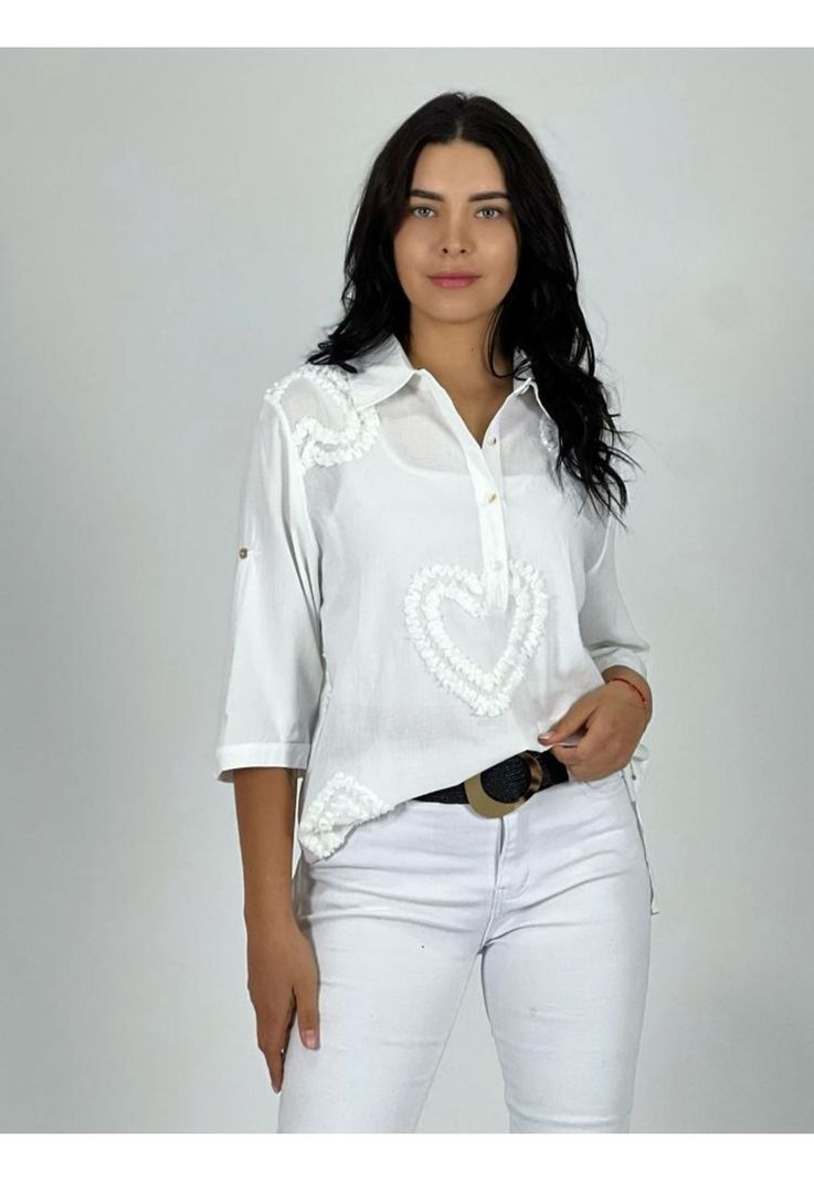 Blusa Viscosa con Corazones-1
