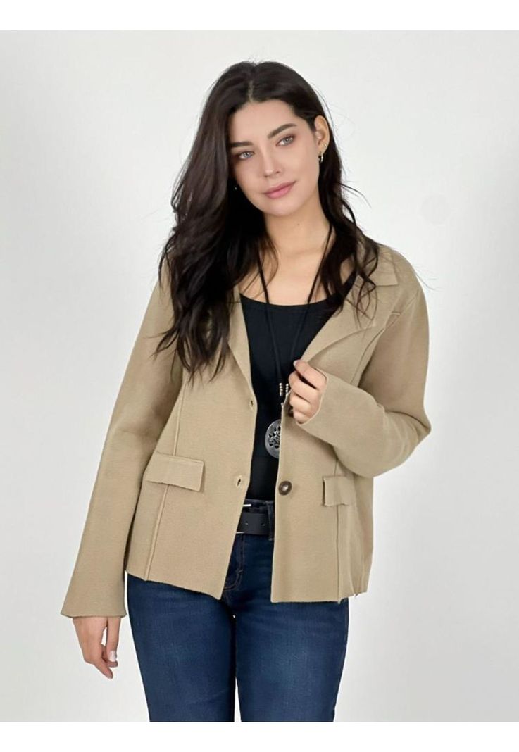 Blazer Cuello V 2 Botones