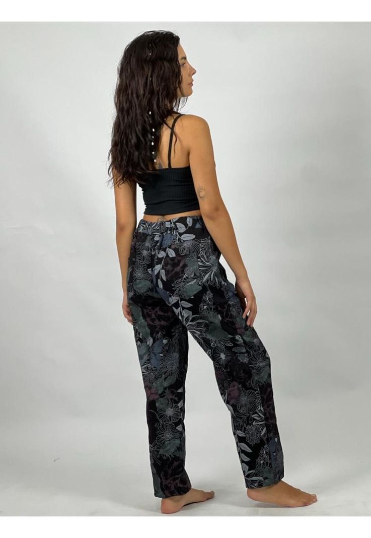 Jogger Italiano Gabardina Floral-3