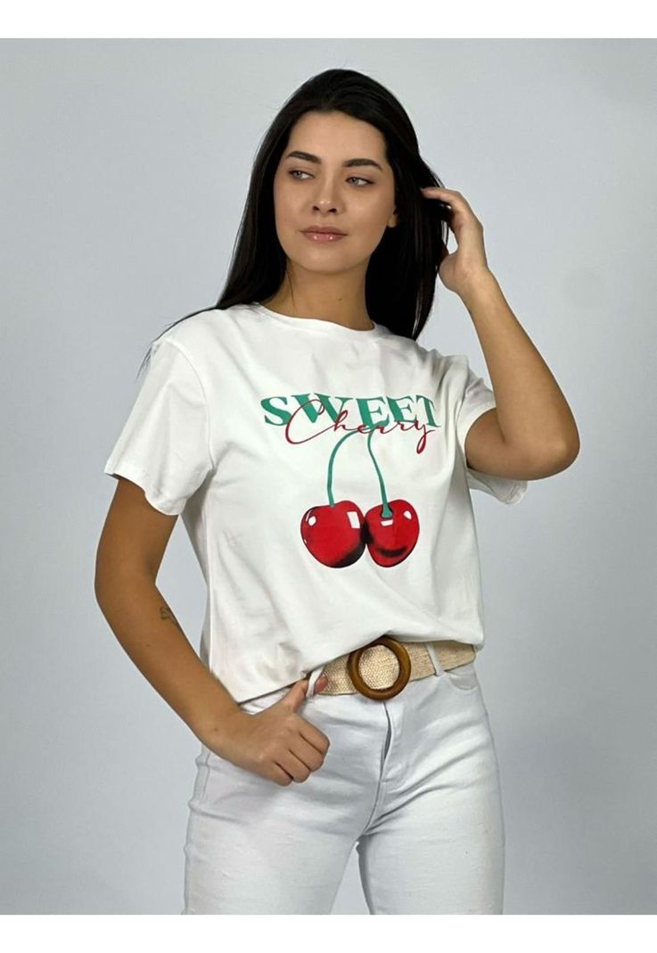 Polera Algodón Diseños Rojo Enigmática Boutique-0