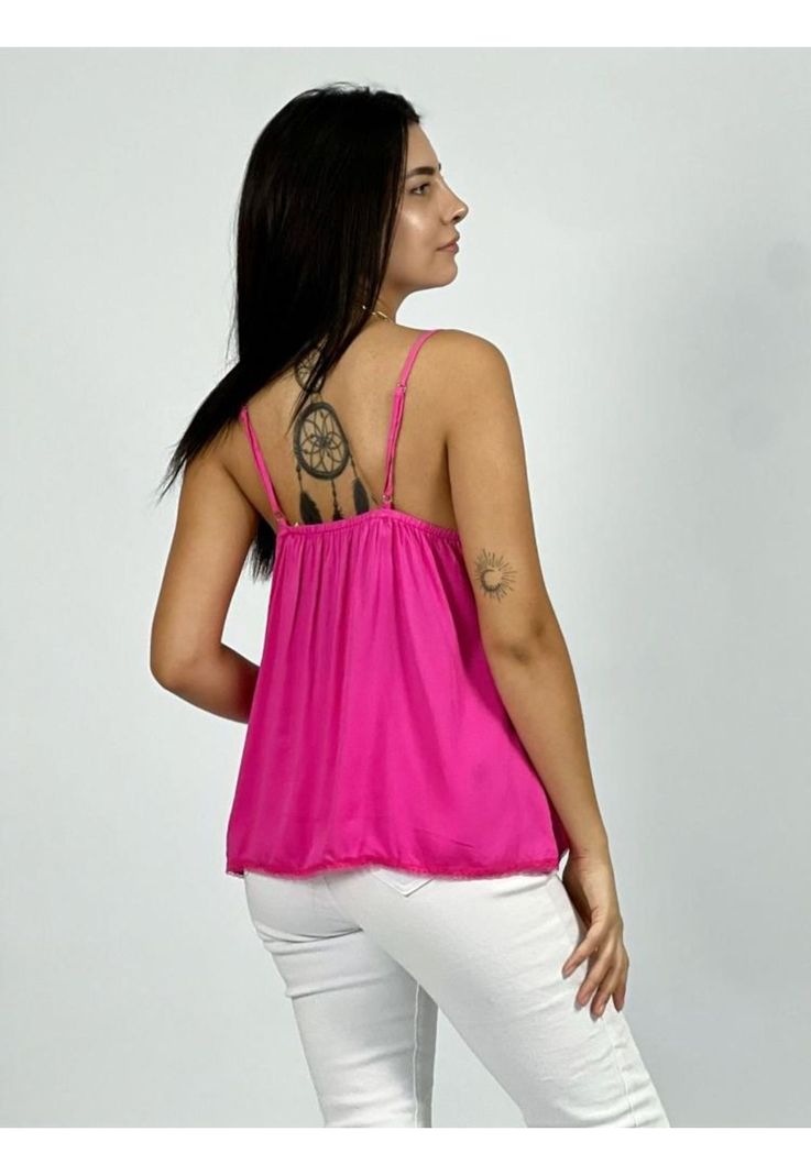 Polera Viscosa Lencera con Encaje-1