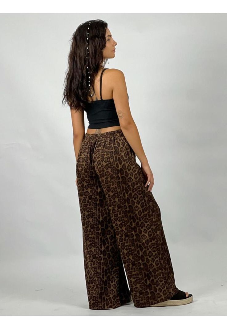 Pantalón de Gamuza Print-2