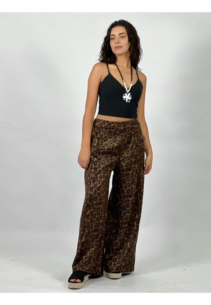 Pantalón de Gamuza Print-3