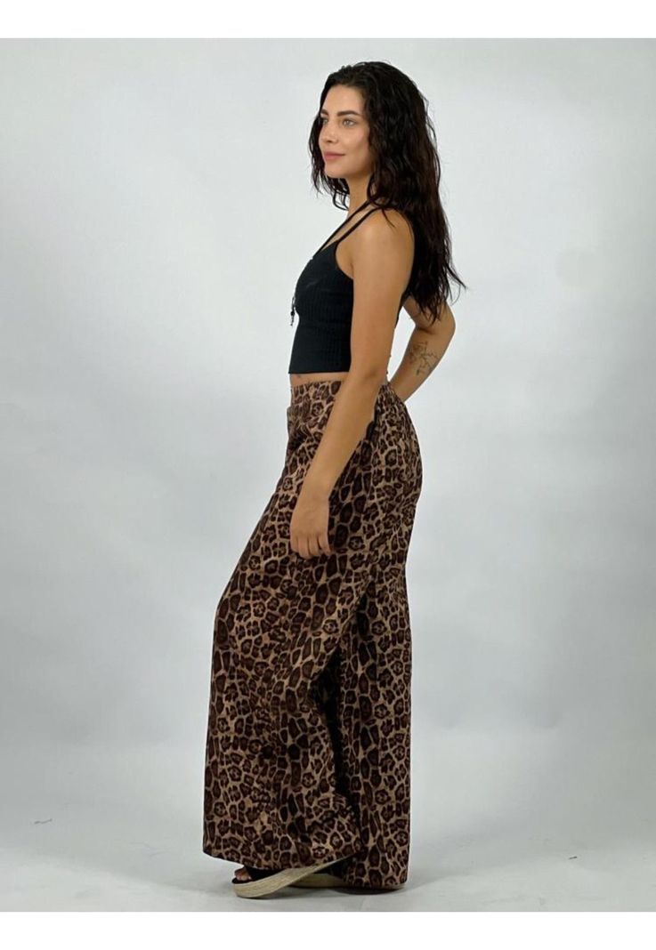 Pantalón de Gamuza Print-4