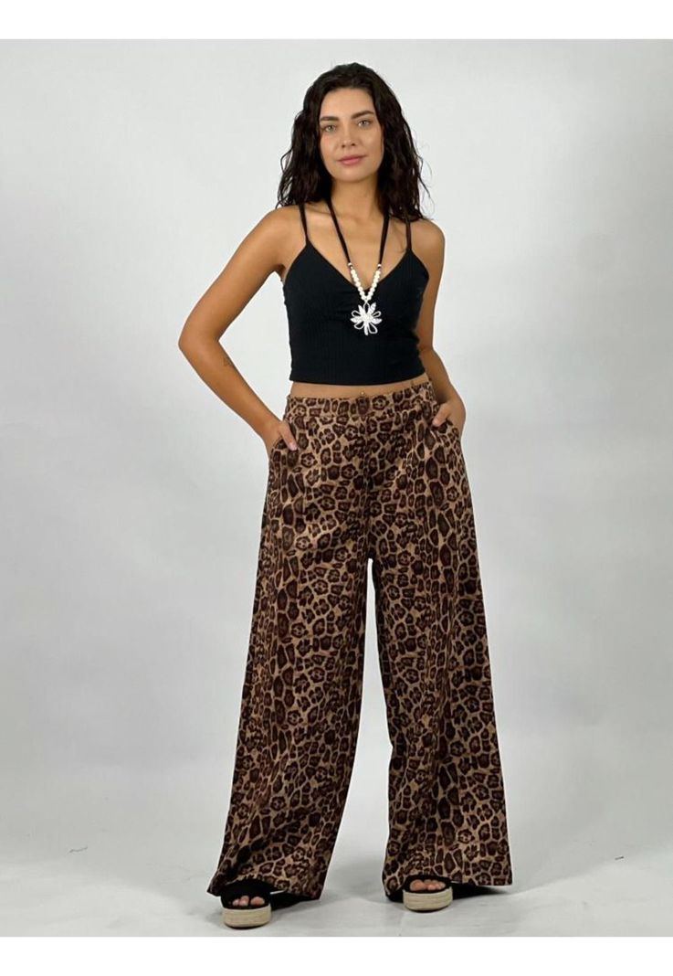 Pantalón de Gamuza Print-5