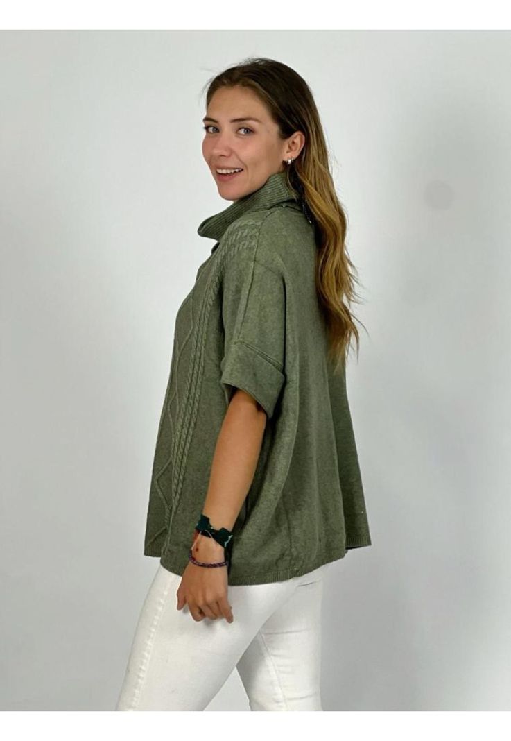 Sweater Lana Diseño Trenzado-2
