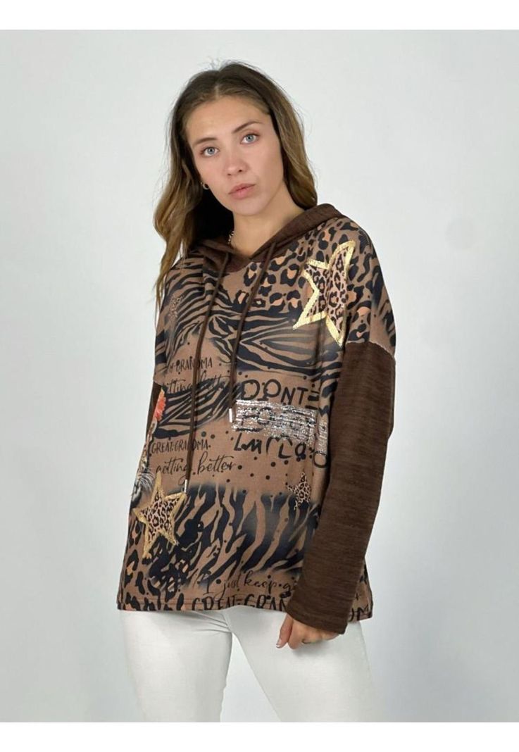Polerón de Lanilla Estampado Print-0