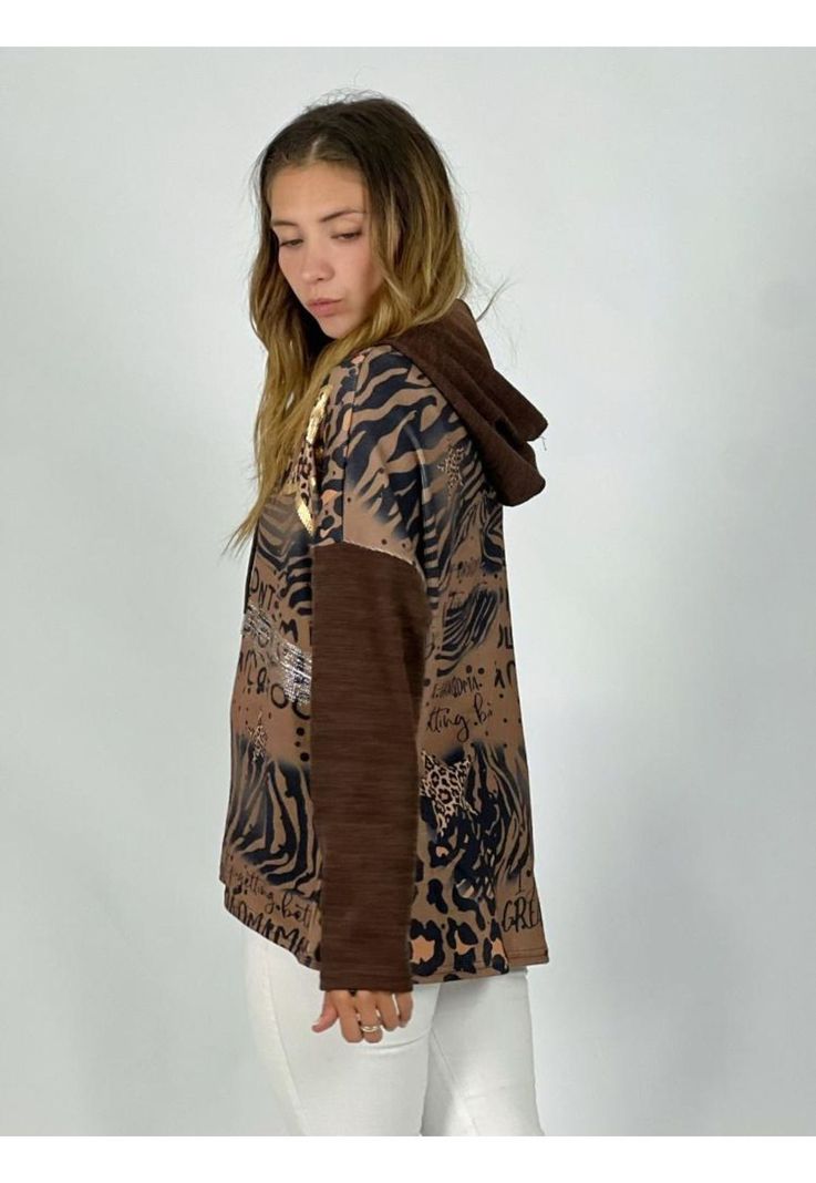 Polerón de Lanilla Estampado Print-1