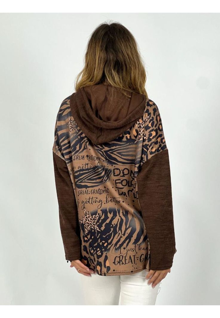 Polerón de Lanilla Estampado Print-2