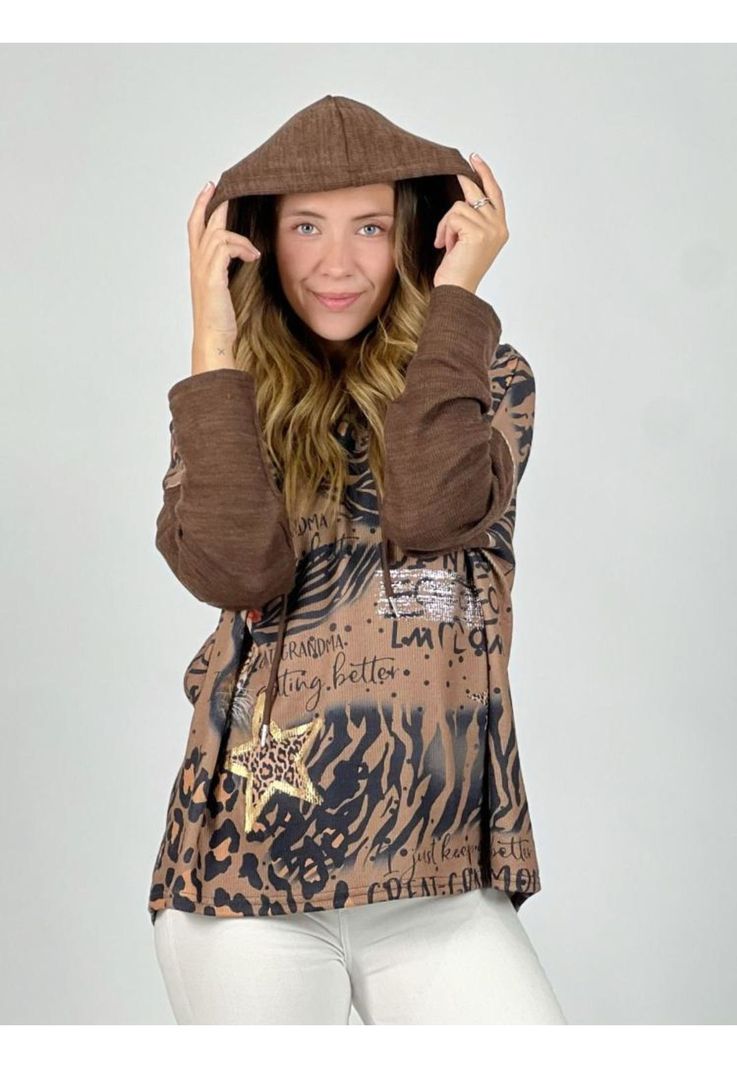 Polerón de Lanilla Estampado Print-3