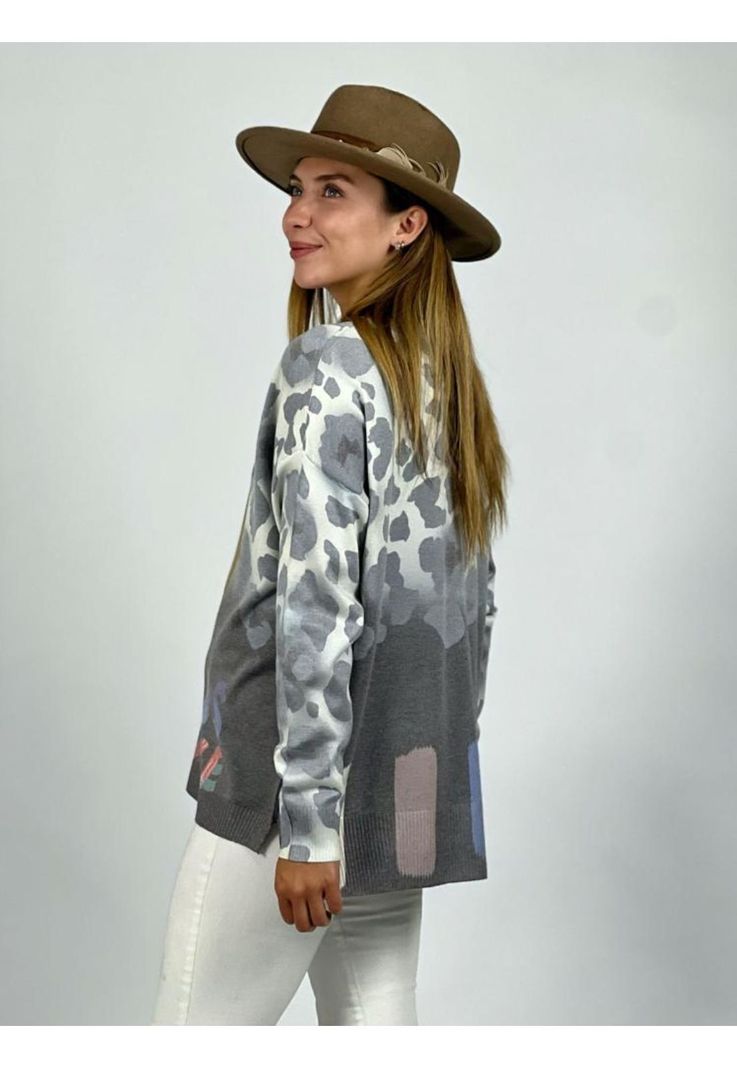 Sweater Spandex Print PAZ/LOVE-2