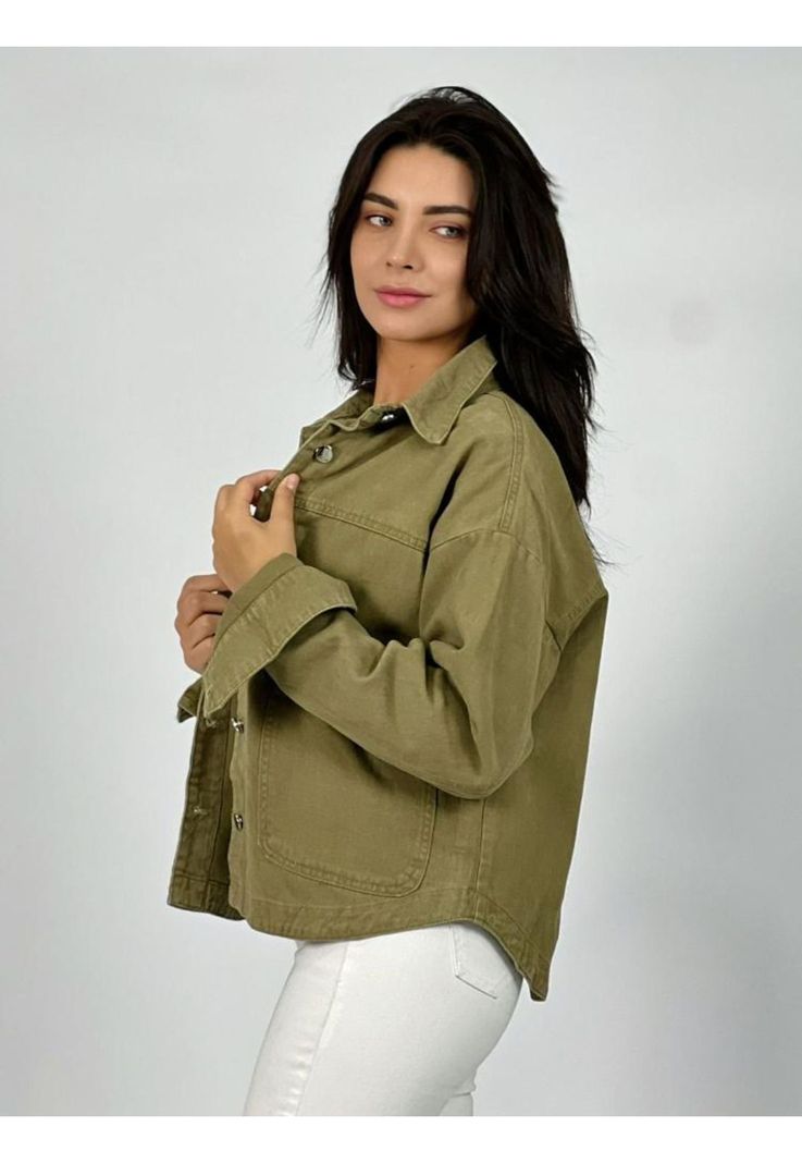 Chaqueta Mezclilla Abotonada-1